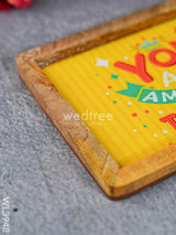 Digital Printed Wooden Rectangular Platter - Wl3948 Trays