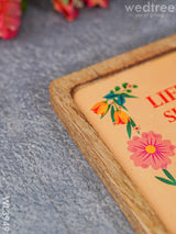 Digital Printed Wooden Square Platter - Wl3949 Trays