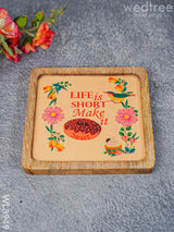 Digital Printed Wooden Square Platter - Wl3949 Trays