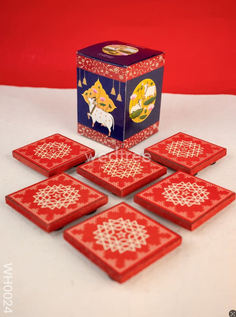 Diya Pack 1 | Aishwarya Kolam Manai - Set Of 6 Wh0024 Karthigai Deepam Packs