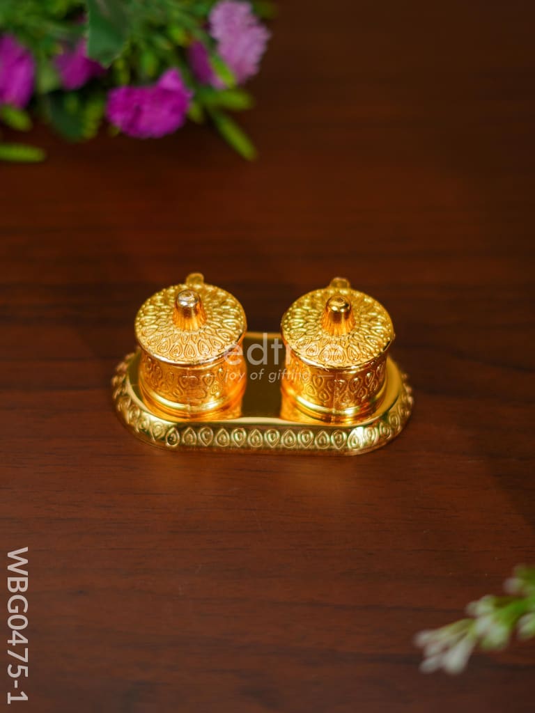 Double Kumkum Holder - Wbg0475 Holders