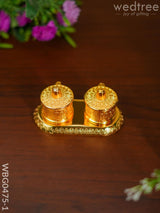 Double Kumkum Holder - Wbg0475 Holders