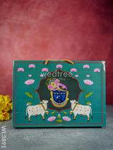 Dry Fruit Box Ft. Shrinathji & 4 Glass Jars - Wl3891