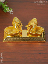 Duck Double Kumkum Holder - W4174 Holders