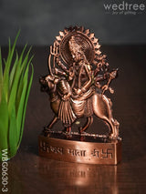 Durga Murthi Big - Copper Antique Finish Wbg0630-3 Divine Figurines