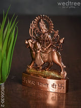 Durga Murthi Medium - Copper Antique Finish Wbg0630-2 Divine Figurines