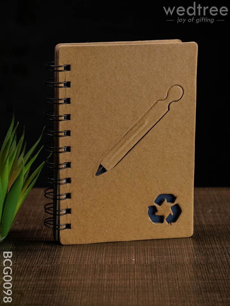 Eco Friendly - Note Pad With Cut Pen Bcg0098 Office Utility