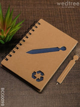 Eco Friendly - Note Pad With Cut Pen Bcg0098 Office Utility