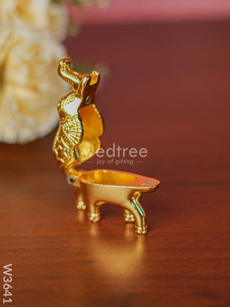 Elephant Kumkum Holder - W3641 Holders