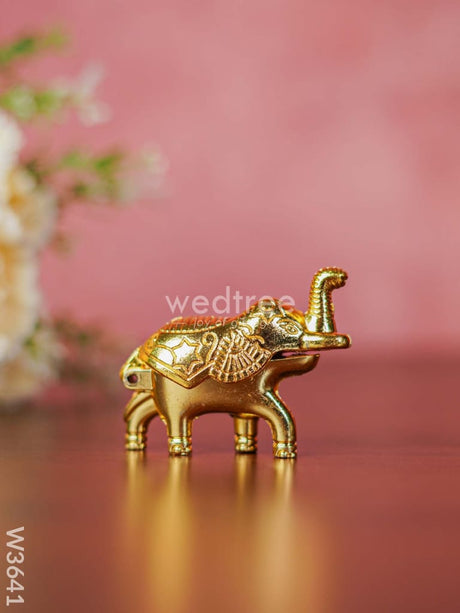 Elephant Kumkum Holder - W3641 Holders