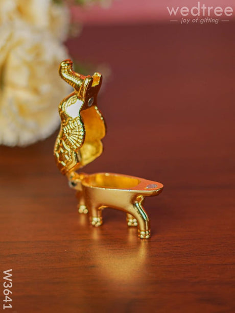 Elephant Kumkum Holder - W3641 Holders