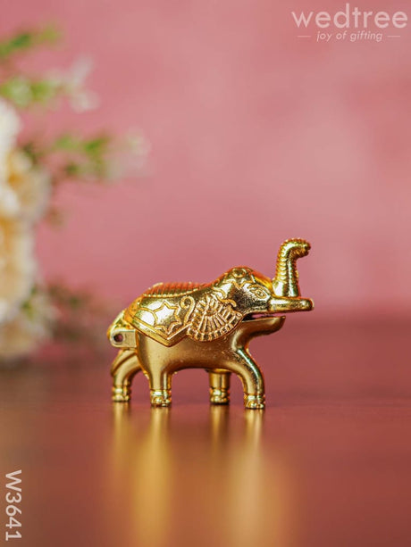 Elephant Kumkum Holder - W3641 Holders