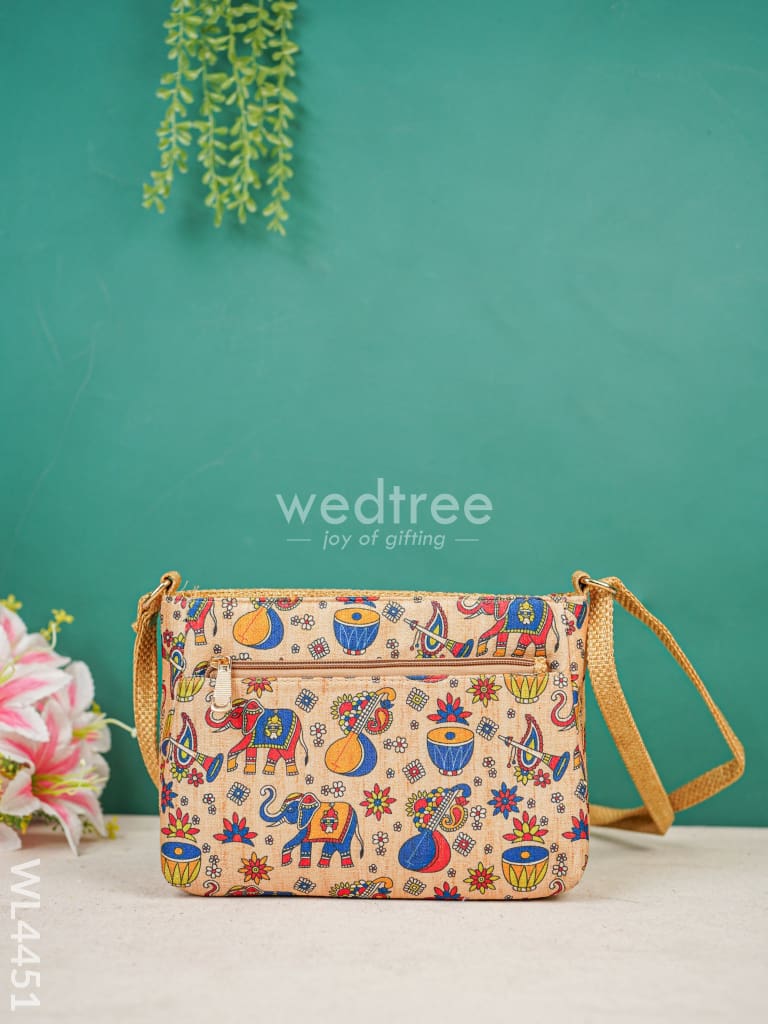 Elephant Pattern Sling Bag - Wl4451 Bags