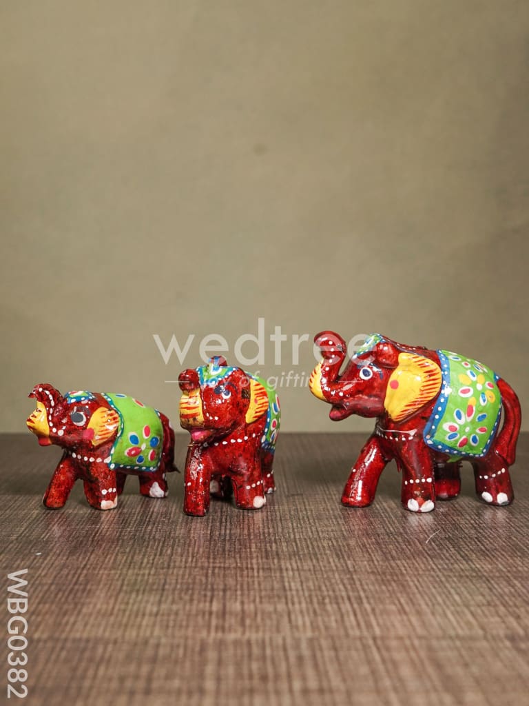 Elephant Set Of 3 - Wbg0382 Home Decors