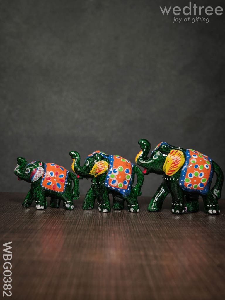 Elephant Set Of 3 - Wbg0382 Home Decors