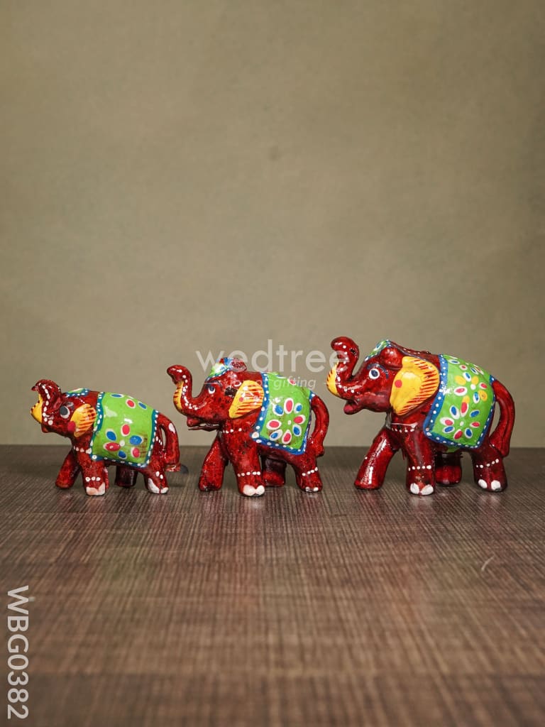 Elephant Set Of 3 - Wbg0382 Home Decors