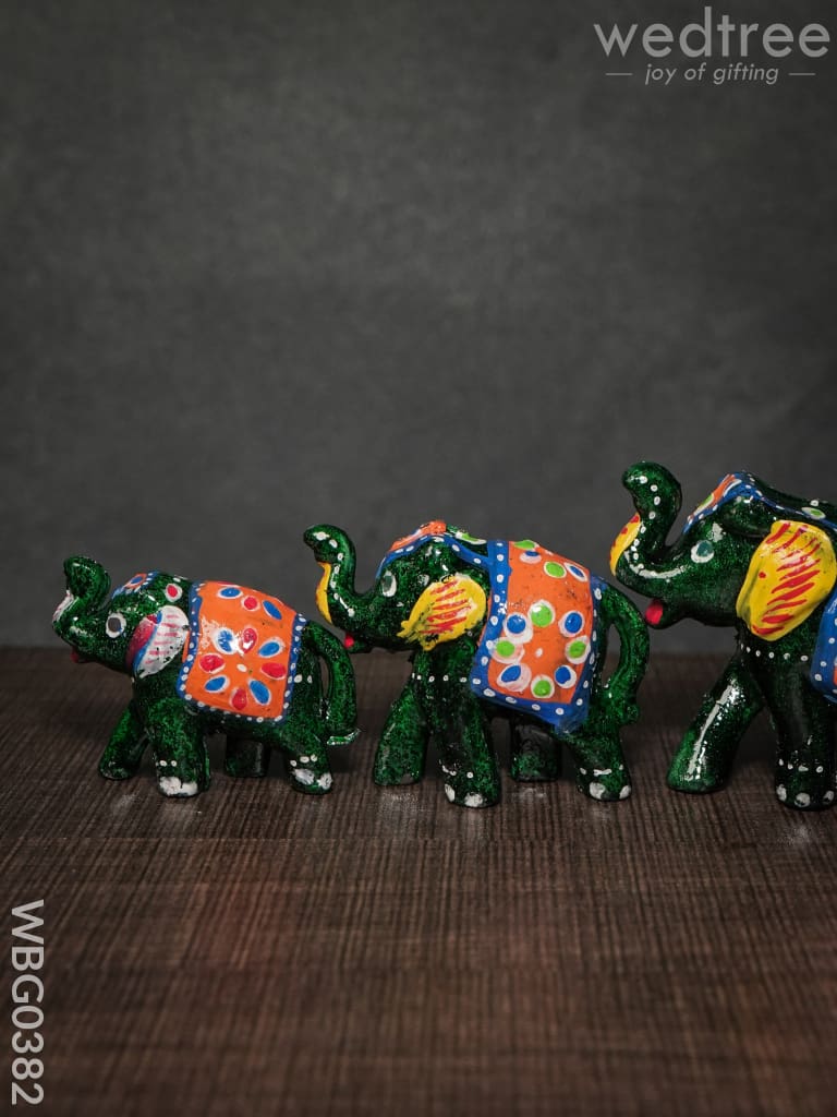 Elephant Set Of 3 - Wbg0382 Home Decors