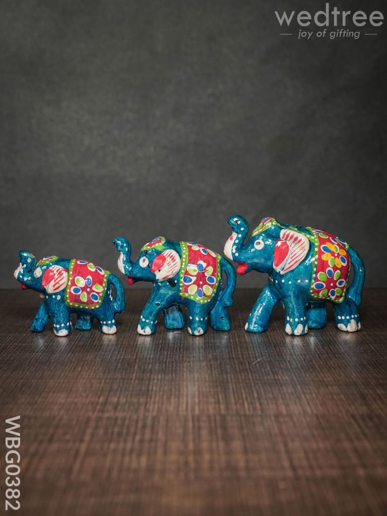 Elephant Set Of 3 - Wbg0382 Home Decors