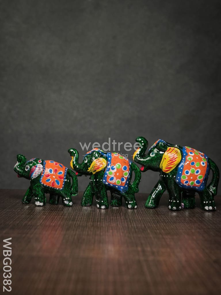 Elephant Set Of 3 - Wbg0382 Home Decors