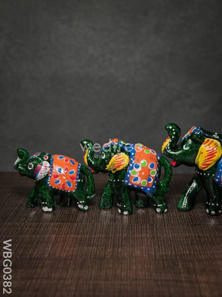 Elephant Set Of 3 - Wbg0382 Home Decors