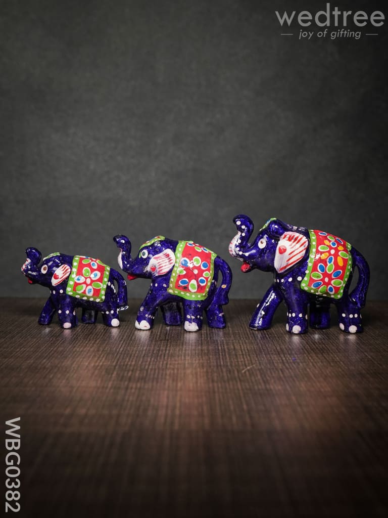 Elephant Set Of 3 - Wbg0382 Home Decors