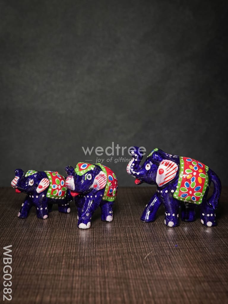 Elephant Set Of 3 - Wbg0382 Home Decors