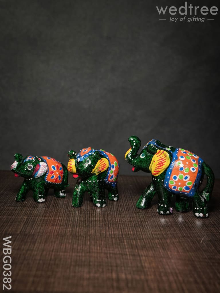 Elephant Set Of 3 - Wbg0382 Home Decors