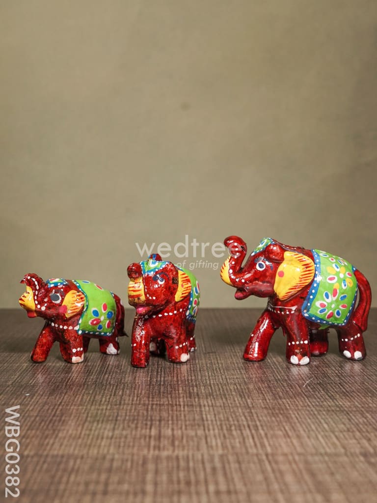 Elephant Set Of 3 - Wbg0382 Home Decors