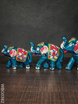 Elephant Set Of 3 - Wbg0382 Home Decors