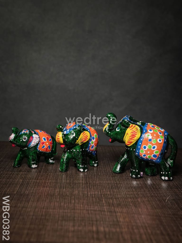 Elephant Set Of 3 - Wbg0382 Home Decors