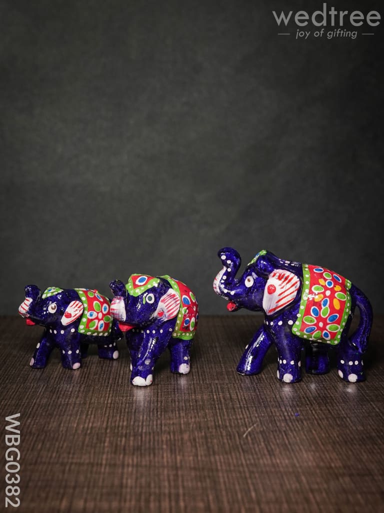 Elephant Set Of 3 - Wbg0382 Home Decors