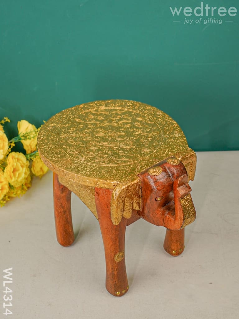 Elephant Stool-10 Inch (Metal Fitting) - Wl4314 Stool