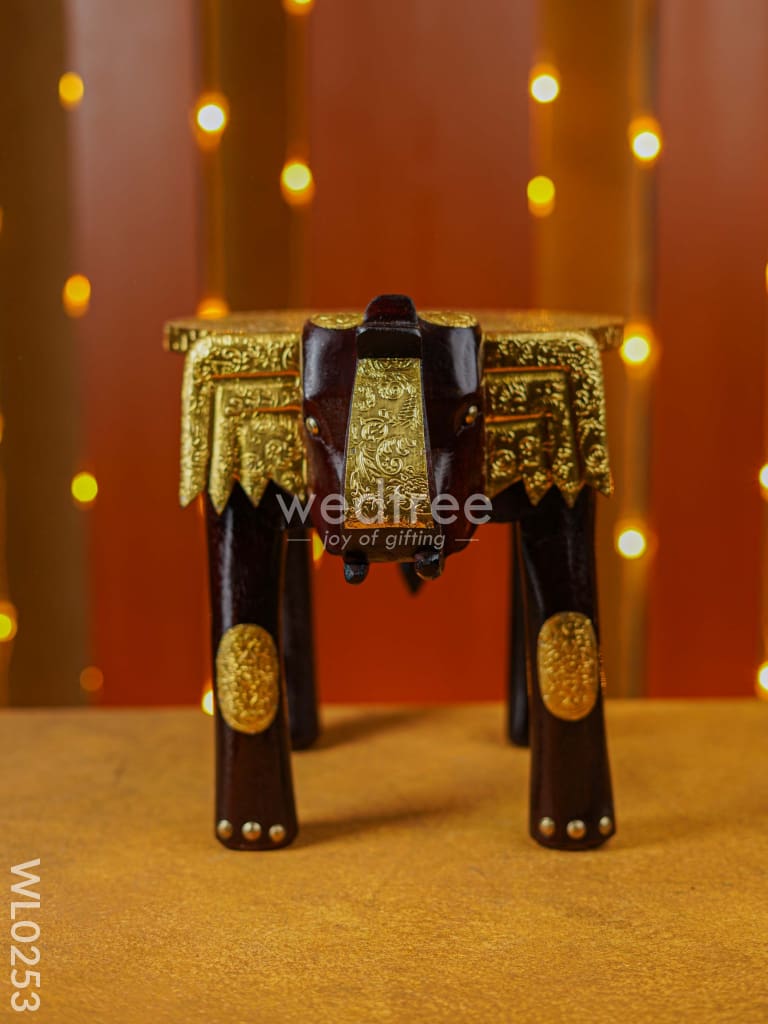 Elephant Stool - 12 Inch (Metal Fitting) Wl0253 Stool