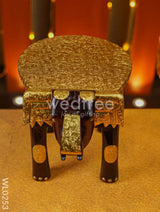 Elephant Stool - 12 Inch (Metal Fitting) Wl0253 Stool