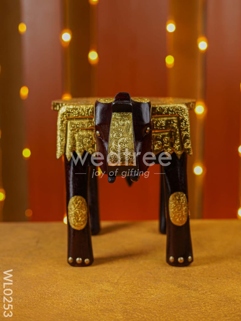 Elephant Stool - 12 Inch (Metal Fitting) Wl0253 Stool