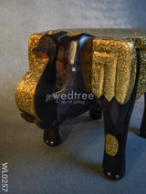 Elephant Stool - 15 Inch (Metal Fitting) Wl0257 Wooden Stools