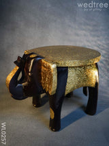 Elephant Stool - 15 Inch (Metal Fitting) Wl0257 Wooden Stools