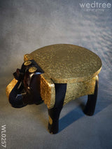 Elephant Stool - 15 Inch (Metal Fitting) Wl0257 Wooden Stools