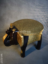 Elephant Stool - 15 Inch (Metal Fitting) Wl0257 Wooden Stools