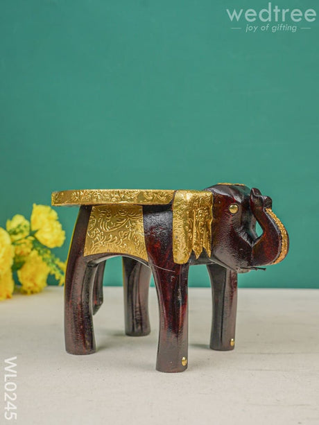 Elephant Stool - 6 Inch (Metal Fitting) Wl0245 Stool