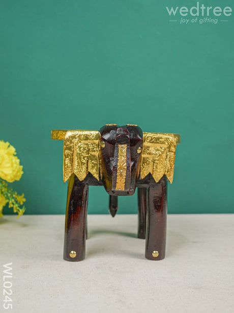 Elephant Stool - 6 Inch (Metal Fitting) Wl0245 Stool