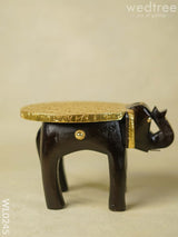 Elephant Stool - 6 Inch (Metal Fitting) Wl0245 Wooden Stools