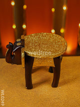 Elephant Stool - 8 Inch (Metal Fitting) Wl0249 Stool