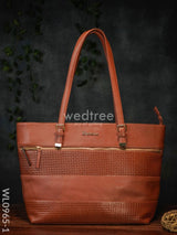 Elite Leather Handbag For Women- Wl0965 Brown Handbags