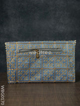 Embroidery Clutch Purse With Cross Design - Wbg0170 Clutches & Purses