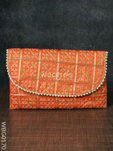 Embroidery Clutch Purse With Cross Design - Wbg0170 Clutches & Purses