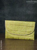 Embroidery Clutch Purse With Cross Design - Wbg0170 Clutches & Purses