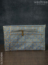 Embroidery Clutch Purse With Cross Design - Wbg0170 Clutches & Purses