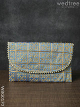 Embroidery Clutch Purse With Cross Design - Wbg0170 Clutches & Purses