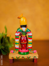 Etikoppaka Toy - Madurai Meenakshi 8Inch Wl3805 Wooden Decor